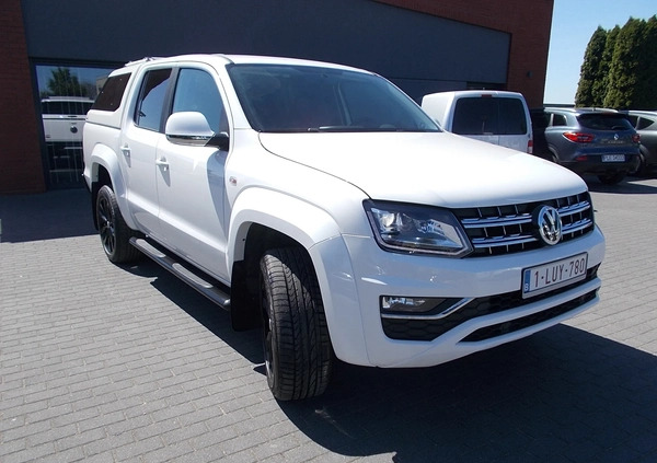 Volkswagen Amarok cena 88000 przebieg: 132000, rok produkcji 2015 z Leszno małe 596